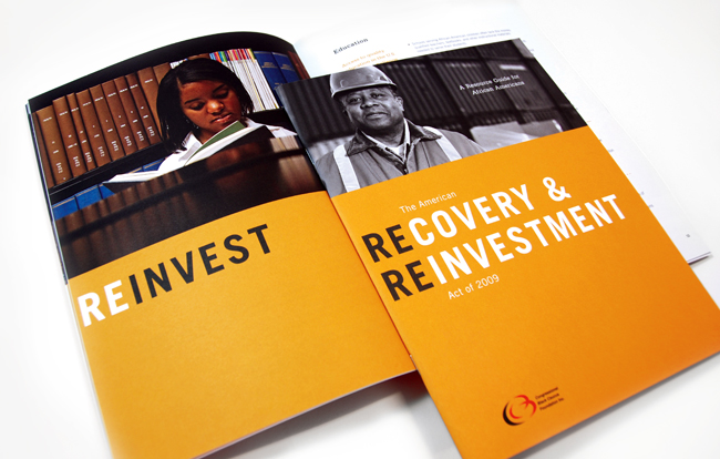 Comella Design Group | Congressional Black Caucus Foundation Recovery & Reinvestment Brochure