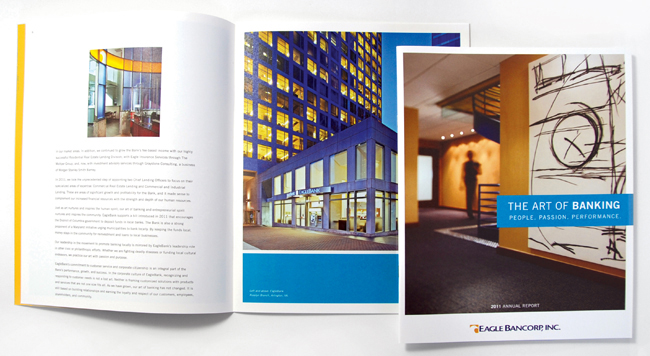 Comella Design Group | Eagle Bancorp, Inc. Annual Report 2011