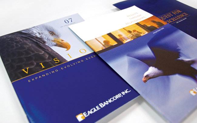 Comella Design Group | Eagle Bancorp, Inc. Annual Reports