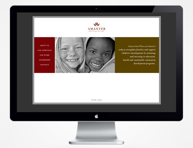 Comella Design Group | Amanter Philanthropy Website