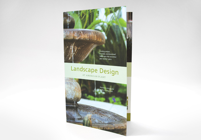 Comella Design Group | American Plant Landscape Brochure