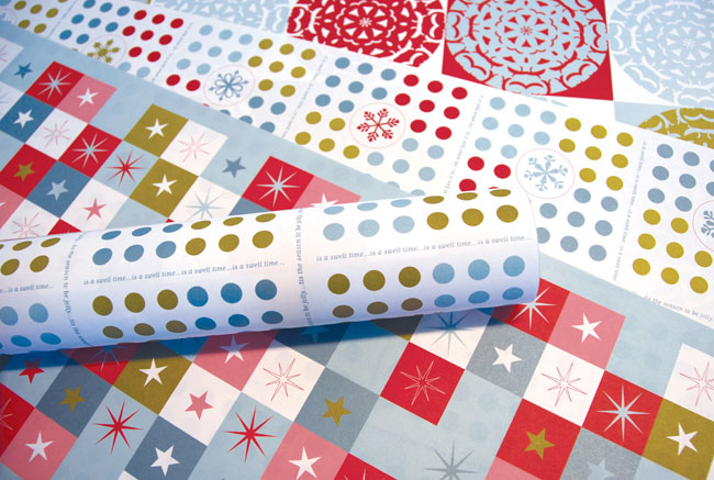 Comella Design Group | CDG Holiday Wrapping Paper