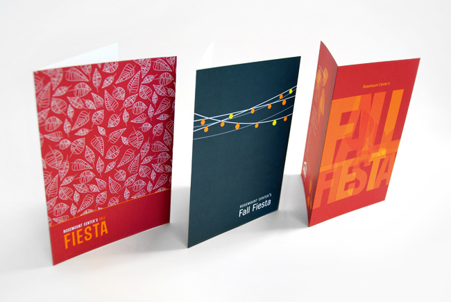 Comella Design Group | Rosemount Center Fall Fiesta Invitations